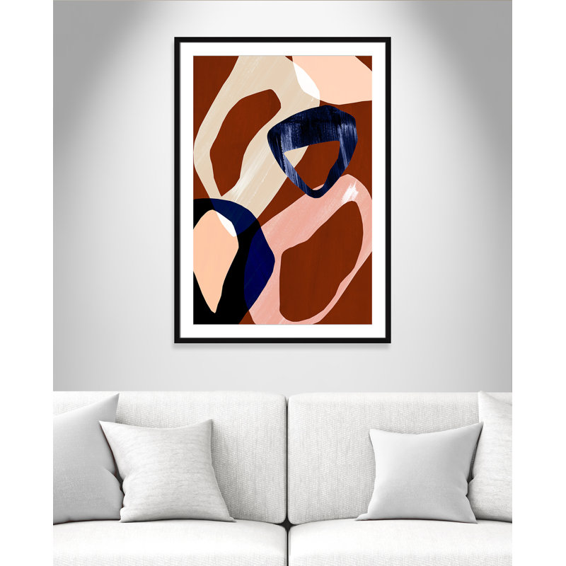 Loop I Print par Violets Print House, 29.5'' W x 41.5'' H, Imprimé mat, Noir satiné