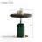 Modern Black Ash Veneer Side Table