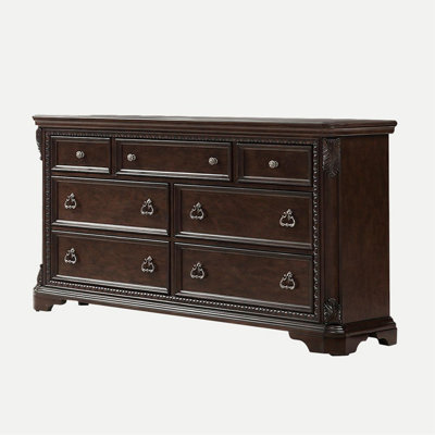 Commode 7 tiroirs en acajou