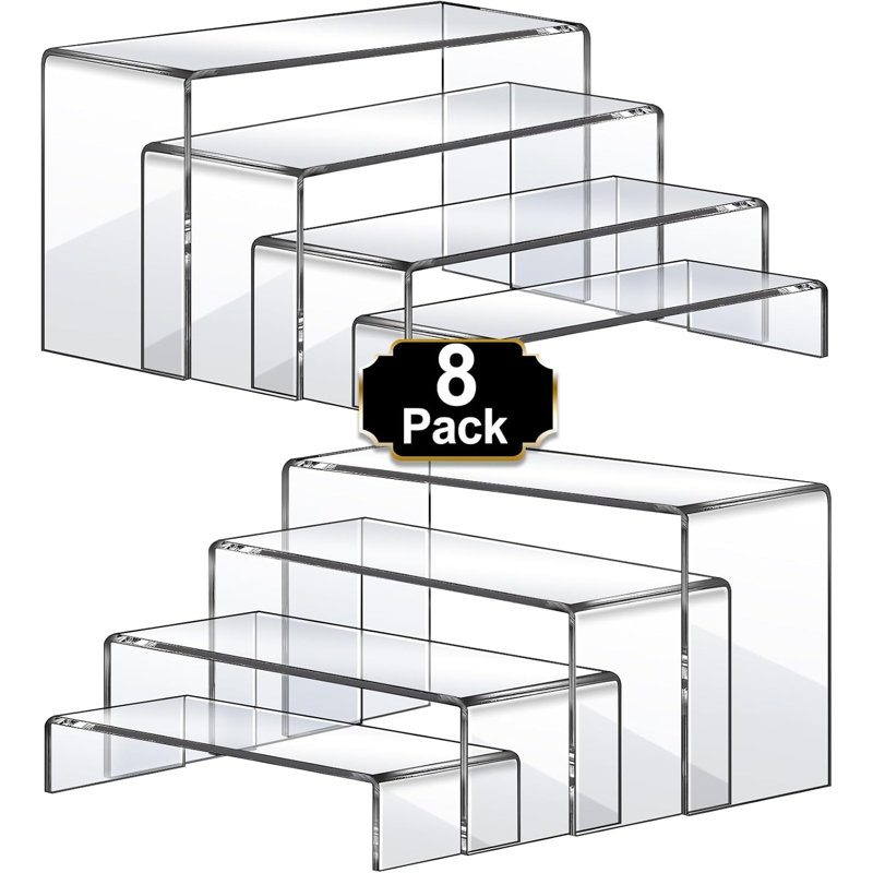 8-piece Large Acrylic Risers