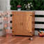 Potting Bench with Storage Cabinet and Metal Table Top for Outdoor Patio,Outdoor Work Station Table-1356012071-1356012065