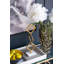 Ensemble de 2 décorations de table or / blanc 14 po x 5 po x 3 po