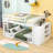 Kialah Space-Saving Bunk Bed With Built-In Storage And Slats-2274424-2274427