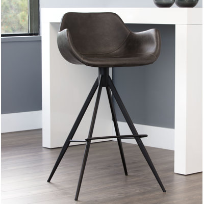 Tabouret de bar Owen - gris ville
