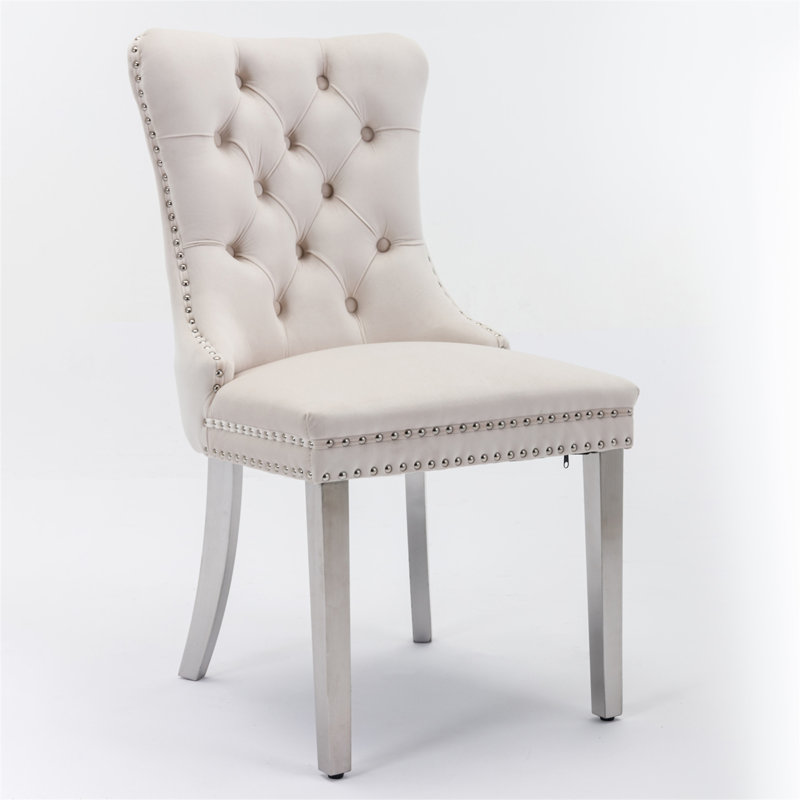 Chaise de salle à manger, Beige