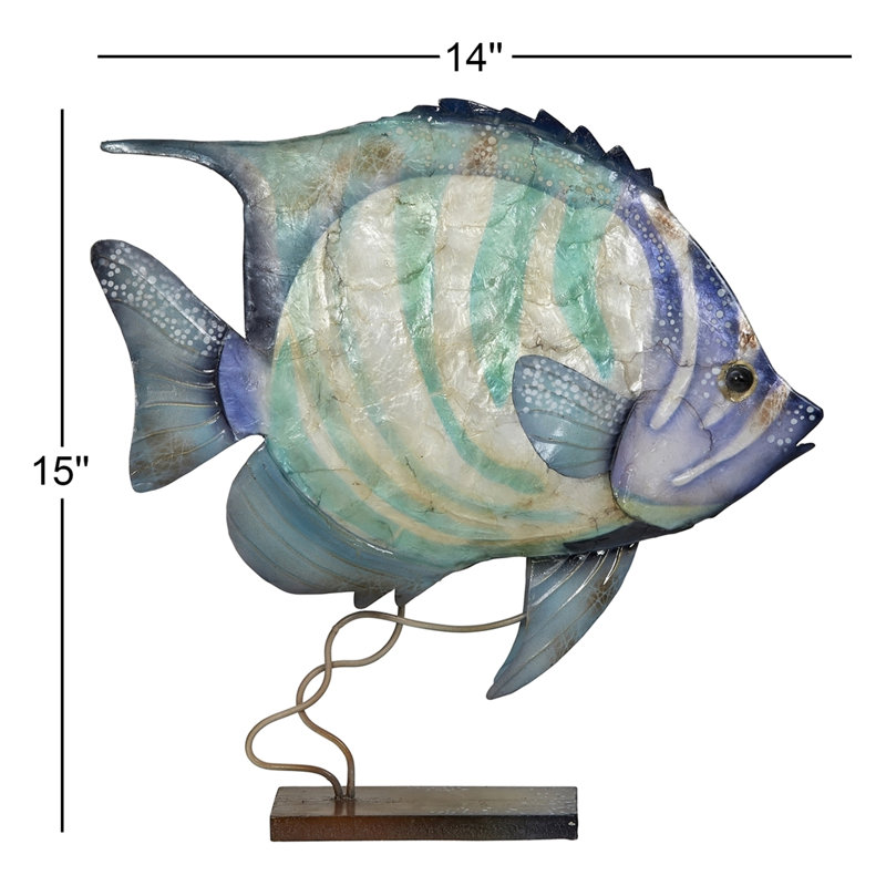 Grand poisson-ange rayé Anjalie