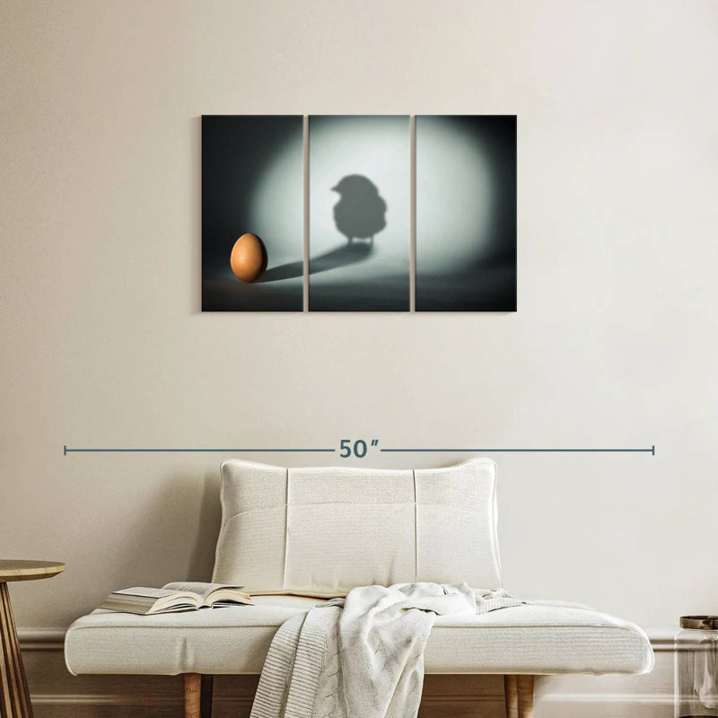 Brampt Chick From Egg, 20" H x 33" W
