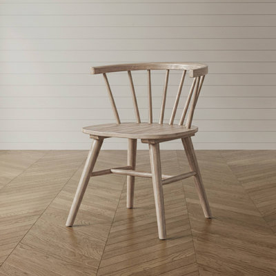 Chaise de salle à manger moderne Mid-Century 22,4 po (2 / RCT), chêne naturel