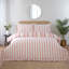 Maya Frilled Cotton Blend Striped Duvet Cover Set-124538011-124538016