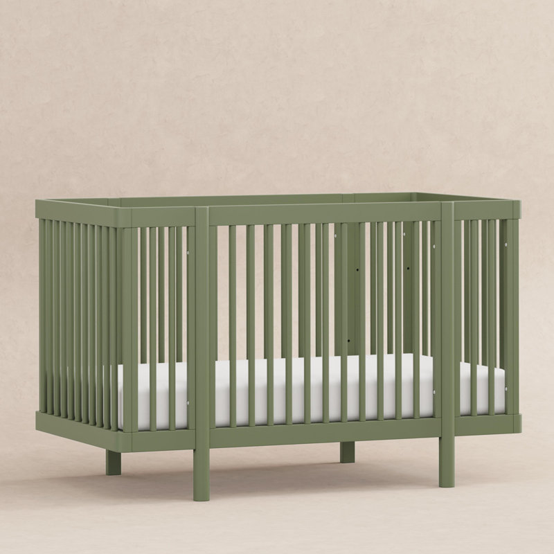 Pogo 8-in-1 Convertible Crib with All-Stages Conversion Kits, Olive