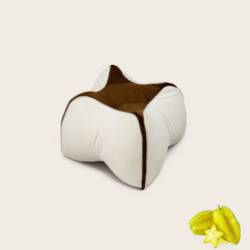 Beige Backrest Cushion