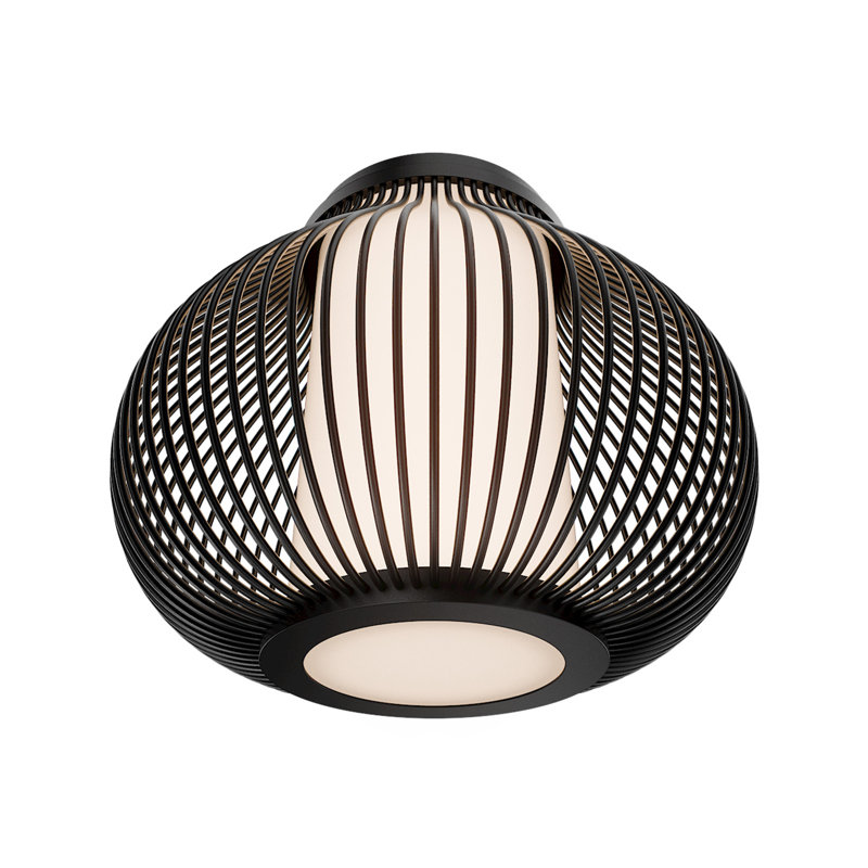 Poppin Indoor/Outdoor Dimmable LED Flush Mount With Built In Color Temperature Switch from 2700K/3000K/3500K/4000K