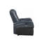 Fauteuil inclinable bleu et noir avec Bluetooth