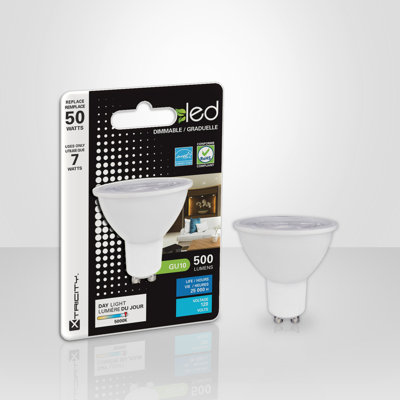 Ampoule à lumière del à luminosité gu10