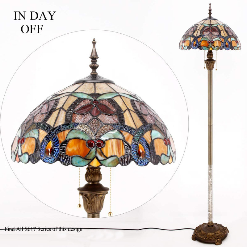 Alexia-Leigh 64'' Bronze Antique Traditional Floor Lamp