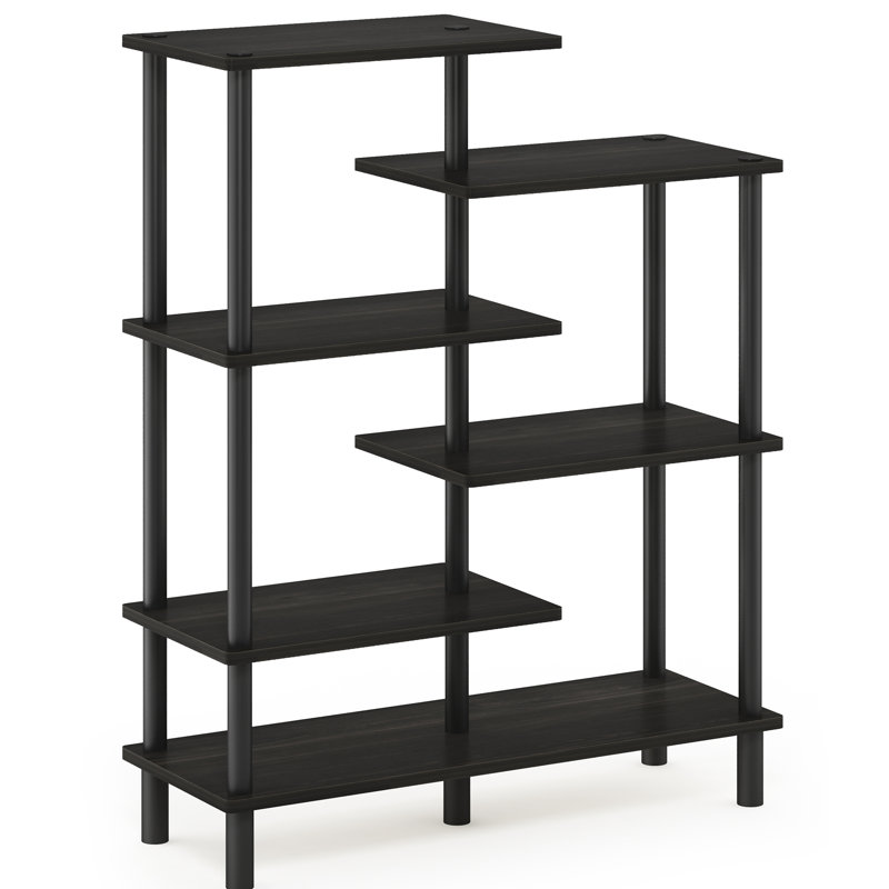 Présentoir décoratif à 6 niveaux H 39,45 po x l 31,5 po x P 11,6 po Zilla, Espresso