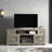 TV Stand For Large Screens Up To 80", Console With Fireplace And Storage, 70"-834550011