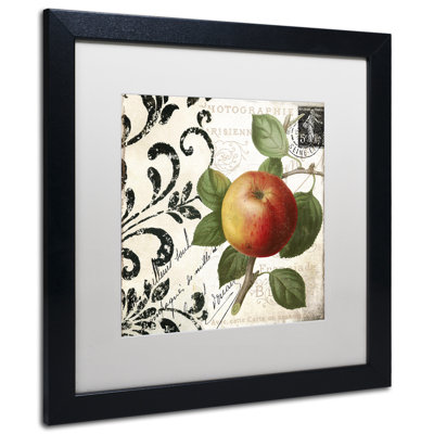 Jadaya «Les Fruits Jardin IV», impression encadrée