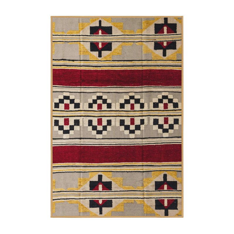 Tapis abstrait moderne 5215, Rectangle 4 pi x 6 pi