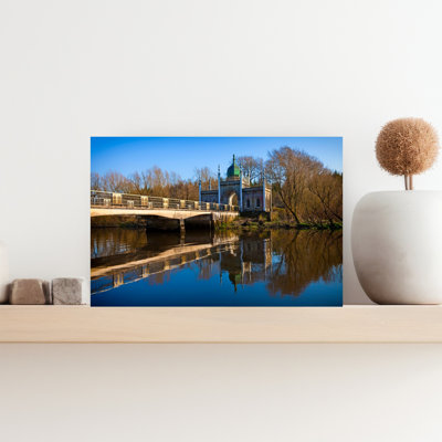 The Hindu-Gothic Dromana Gates Near Cappoquin County Waterford Ireland by George Munday - Wrapped Canvas Print