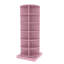 Armoire à chaussures rose rotative 360 degrés 6 couches-1703054814