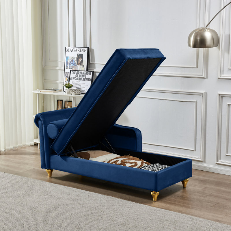Chaise longue rembourrée Modern, Marine
