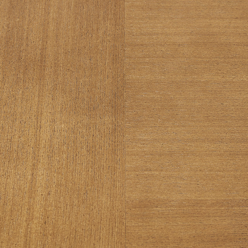 Table de salle à manger en placage Pecan