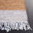 Exley Hand Woven Leather/Cotton Striped Rug in Brown-967421625