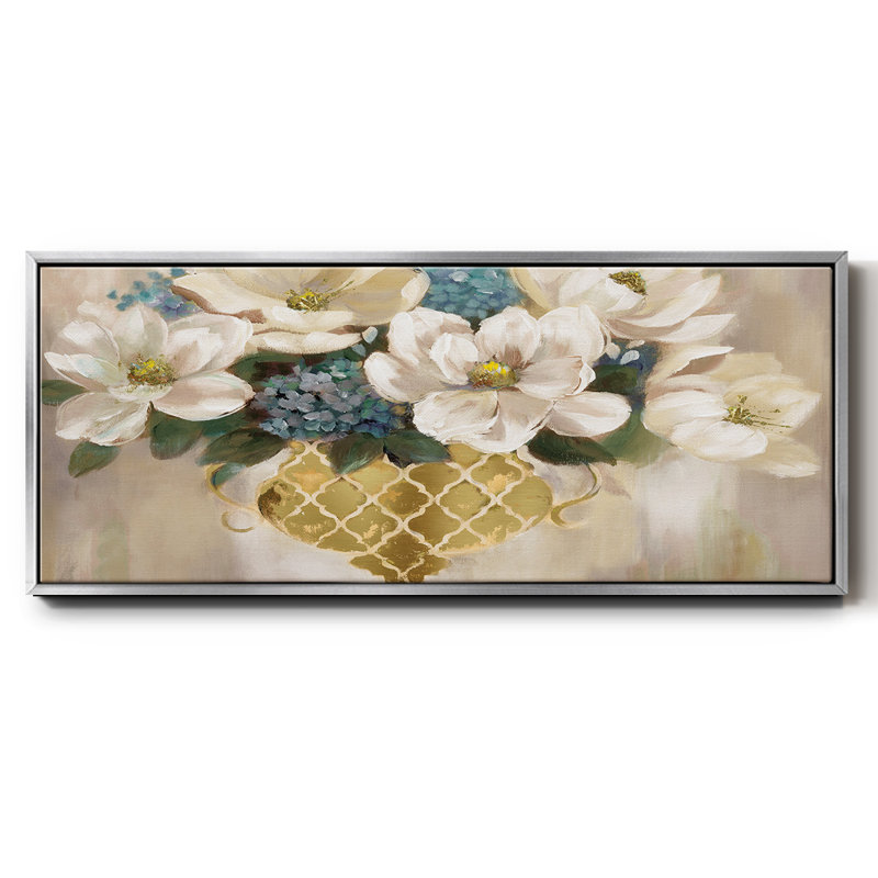 Southern Magnolia- Framed Canvas, 8" H x 20" W