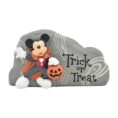 Disney Mickey Mouse Trick or Treat Garden Rock