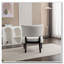 Fauteuil d'appoint capitonné avec sièges surdimensionnés Boucle