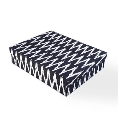 Paper Tray and Box | Handmade Desk Organizer for Stationery | Set of 2