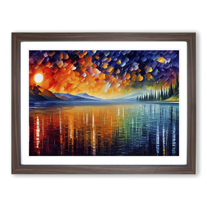 Glowing Lake Vol.3 - Framed Print