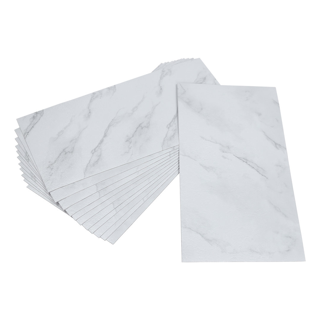 PVC Floor Tiles for Peeling and Sticking (Set of 12) SUNYOU 