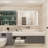 Rectangular Framed Dimmable Anti-Fod LED Wall Bathroom Vanity Mirror Lighted Mirror, Mirror-1294739927-1294739917