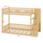 Bunk Bed On Floor With Stairs Storage-427809880