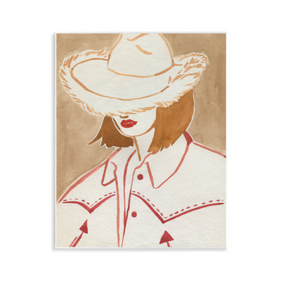  Art mural de femme Western Fashion par Grace Popp