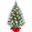 Green Spruce Flocked/Frosted Christmas Tree-314716377-401839302