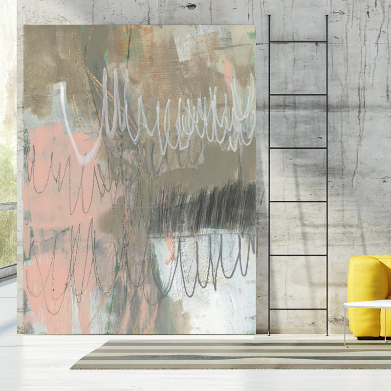 «Twomblement Script Ii», reproduction d'art sur toile géante 72 po x 54 po
