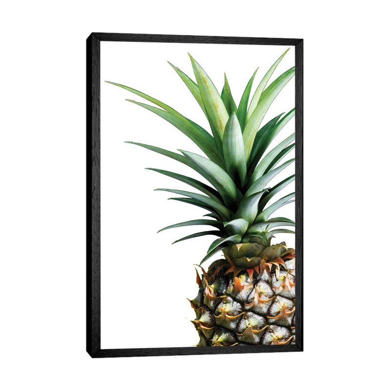 Pineapple by Lexie Greer - Gallery-Wrapped Canvas Giclée on Canvas, 66.04 cm H x 45.72 cm W, Black Framed