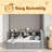 Wooden Daybed With 2 Drawers-866013143-866013140