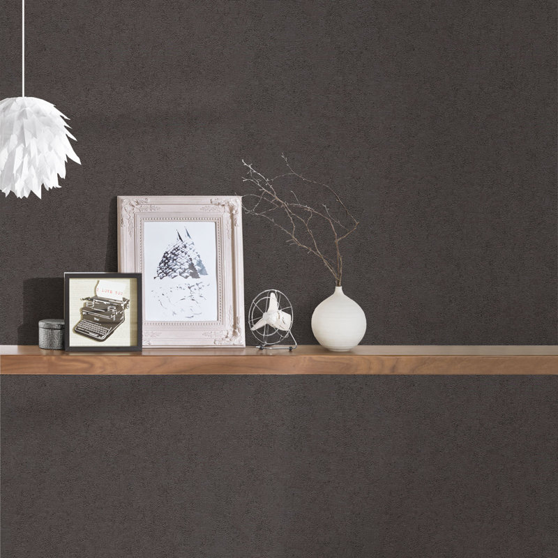 Fredrikk 10.05m x 70cm Matte Wallpaper Roll, Grey/Silver