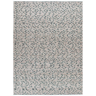 Polka Dots Area Rug in Aqua/Green