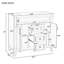 Meuble-lavabo avec rangement en résine 35,99 po-94400006