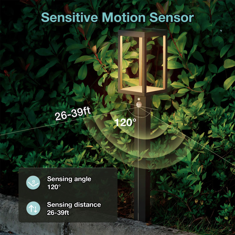Éclairage solaire d'extérieur solaire Dusk to Dawn, H 32 po x l 6 po x P 6 po