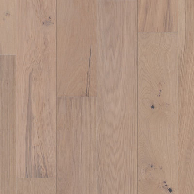 Lifted Oak FMD 7 1/2-in W x 2 mm T x Varying Length Wire Brushed Engineered Hardwood Flooring