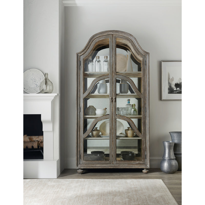 Alfresco Lighted Curio Cabinet
