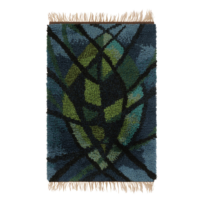 Vintage One-of-a-Kind 3'1x4'8 Hand Knotted Area Rug