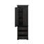 Armoire de rangement autoportante pour salle de bain avec 2 portes, tablette réglable et 3 tiroirs-110673655