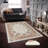 Stylish Woven Carpet, 5.2 x 7.5 Feet | 100% Polyester, 0.3 in Pile Height, Antibacterial, Non-Slip PVC Dot Underside | Machine Washable, 3D Digital Print | Perfect for Living Room, Bedroom & Home Décor-207468767